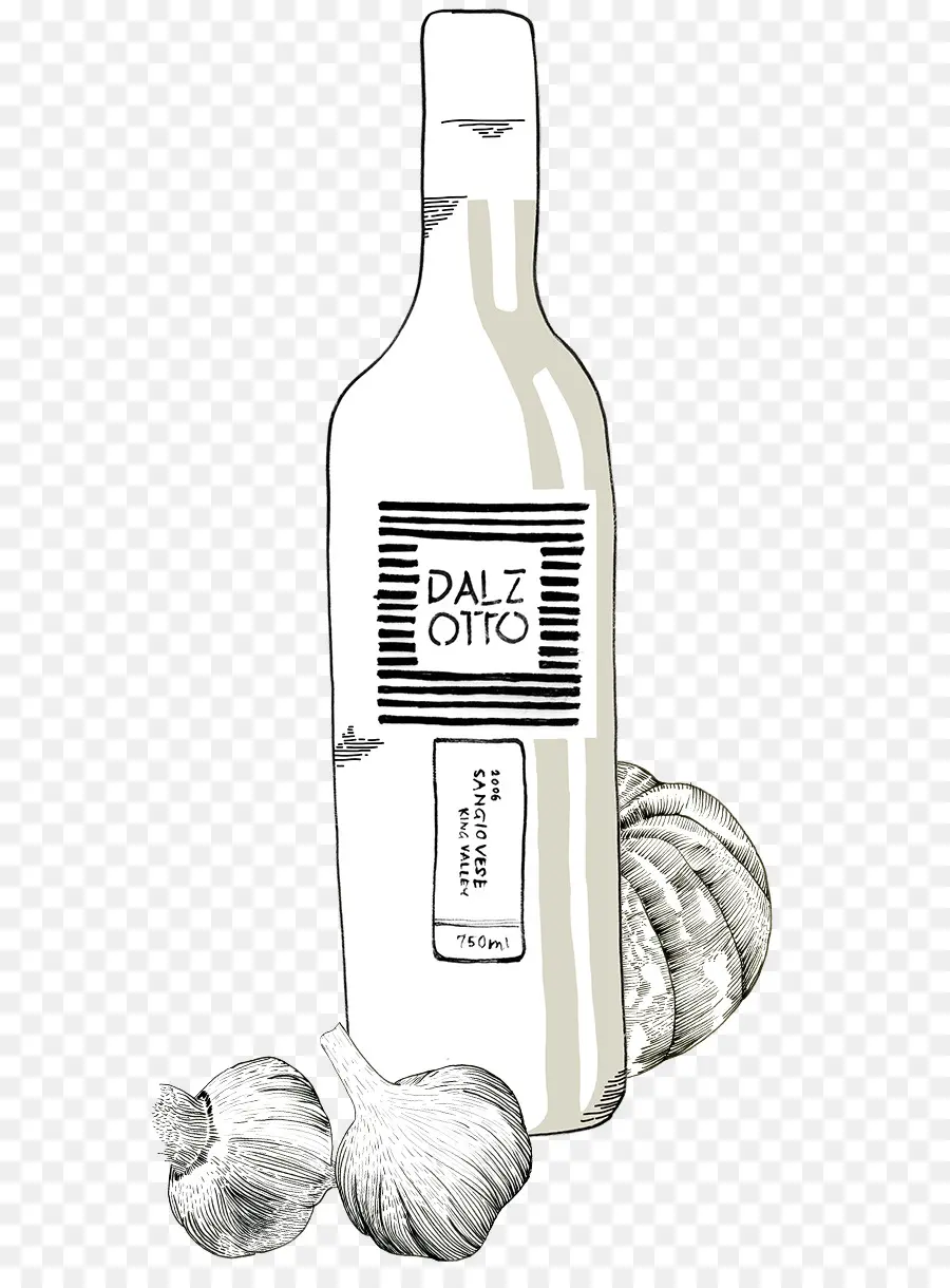 Garrafa De Vinho，Alho PNG