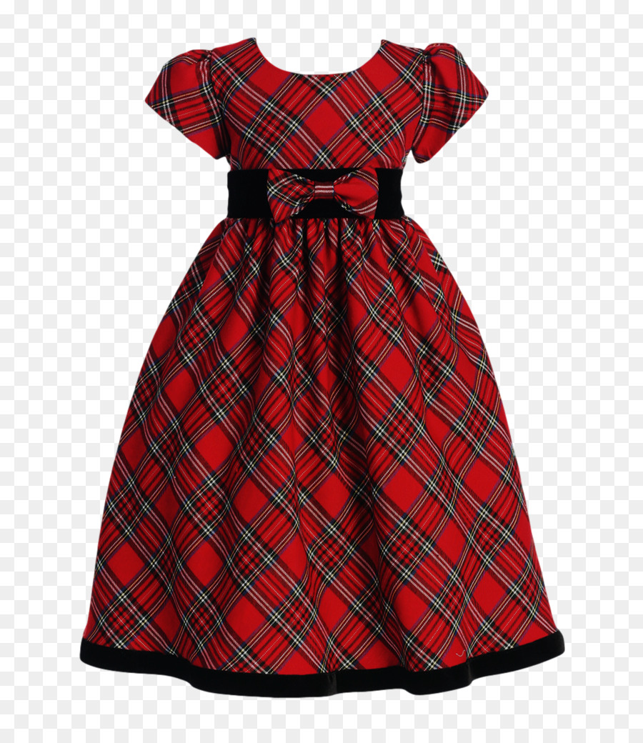 Vestido Xadrez Vermelho，Moda PNG