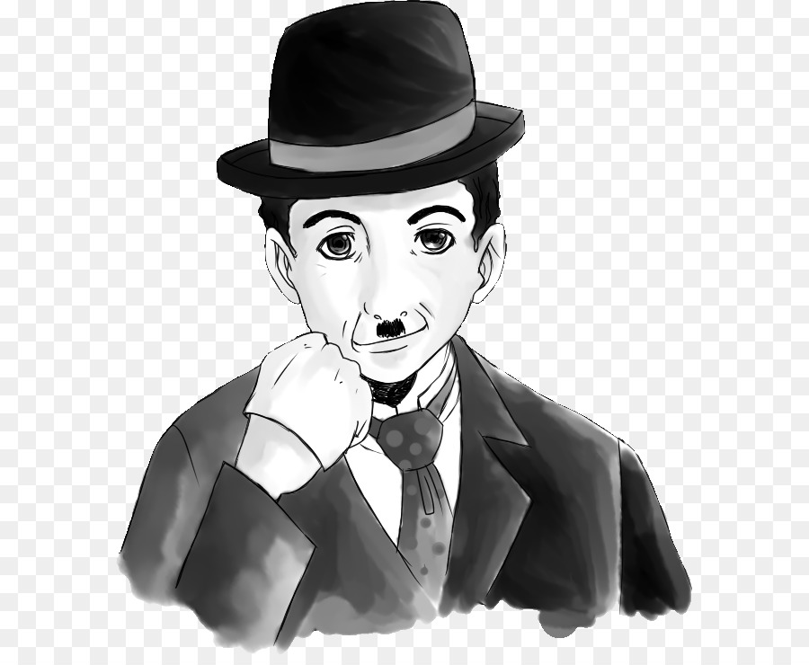 Charlie Chaplin，Desenho PNG