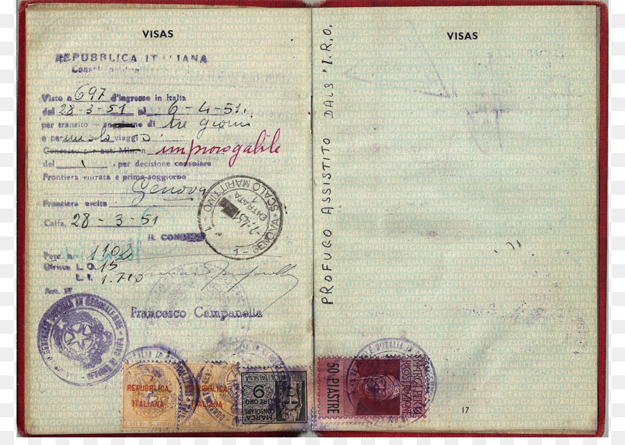 Passaporte Com Selos，Viagem PNG