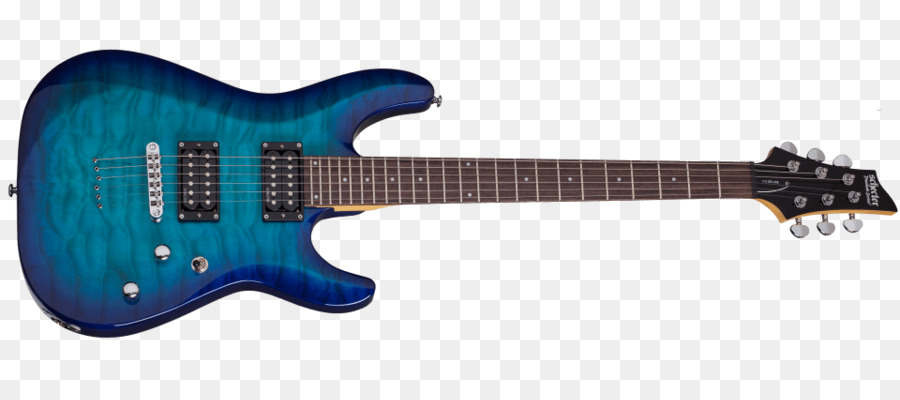 Guitarra Elétrica Azul，Cordas PNG