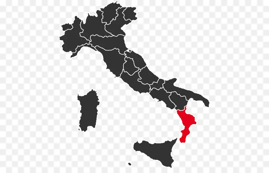 Regiões Da Itália，Mapa PNG