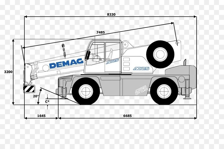 Demag，Guindaste PNG