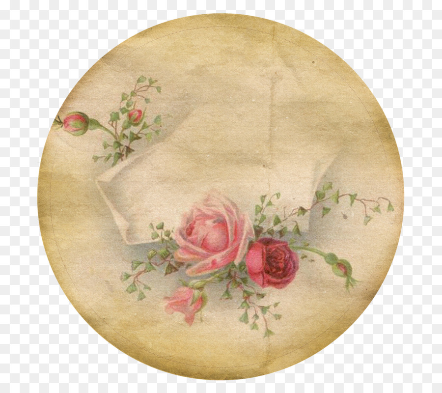 Moldura Floral，Rosas PNG