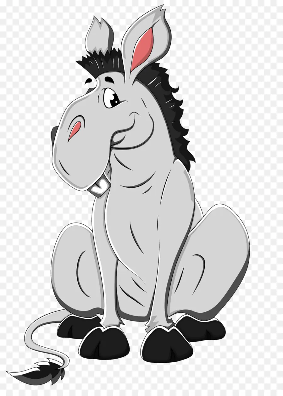 Burro，Desenho Animado PNG