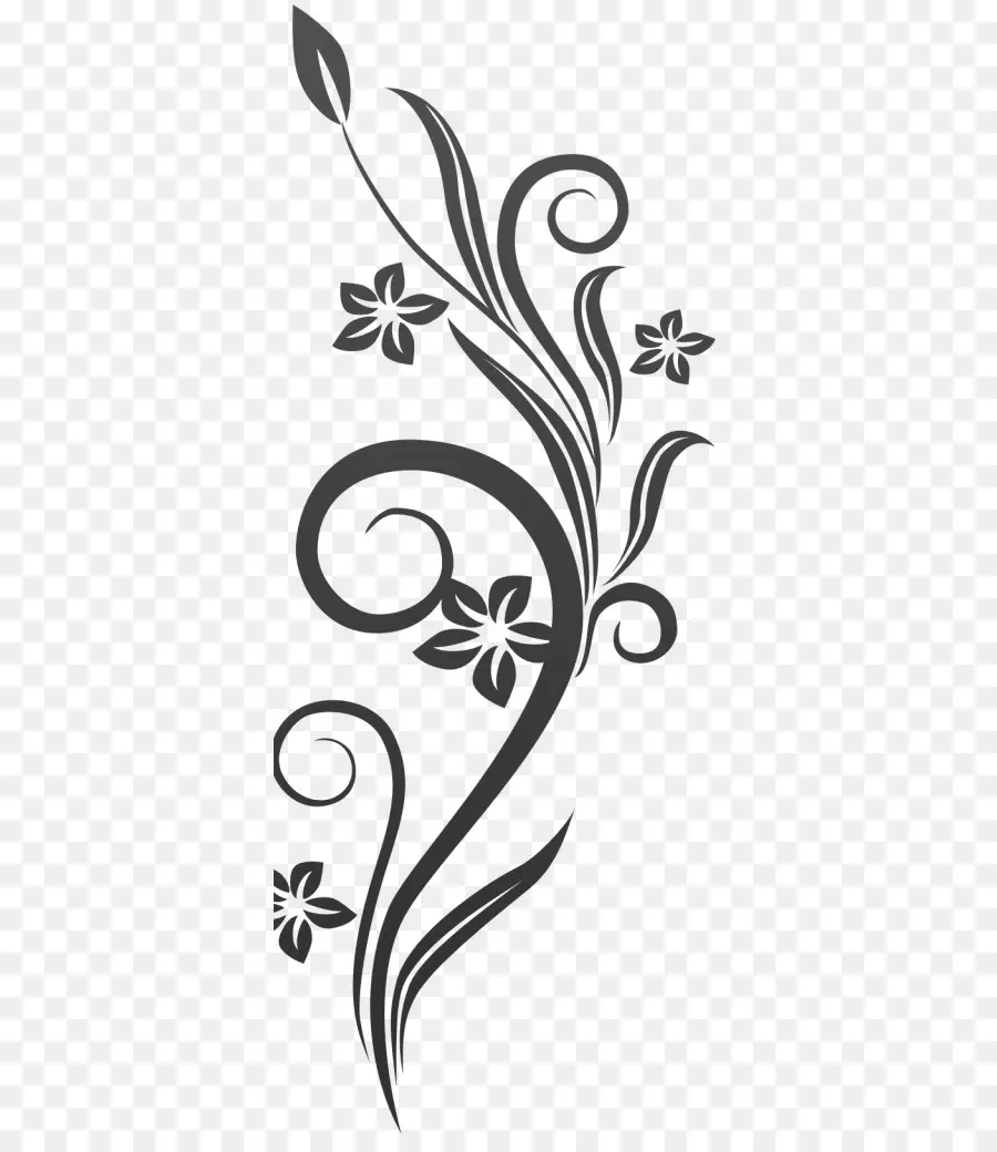 Desenho Floral，Flor PNG