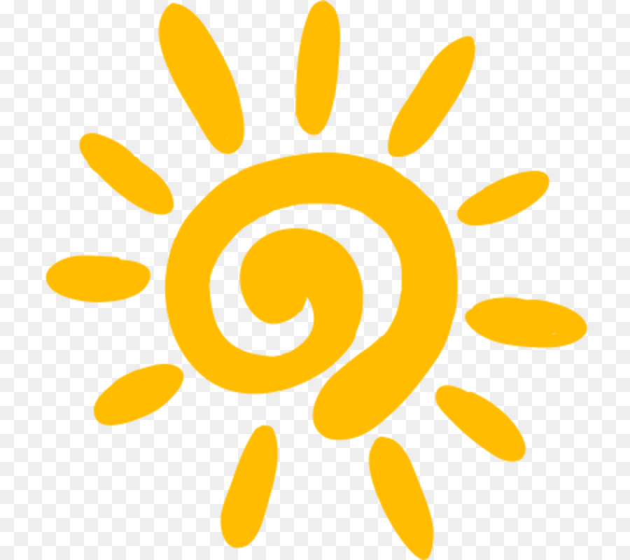 Ilustração Do Sol，Amarelo PNG