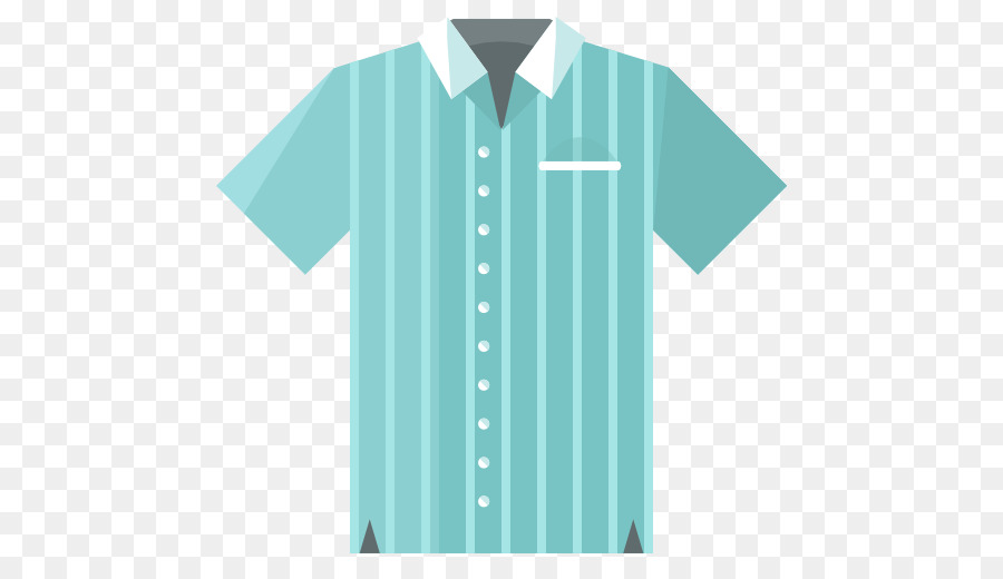 Camisa Azul，Camisa PNG