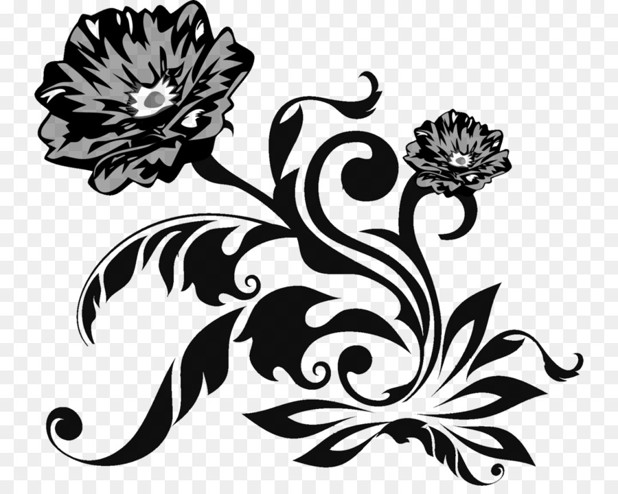 Design Floral，Estêncil PNG