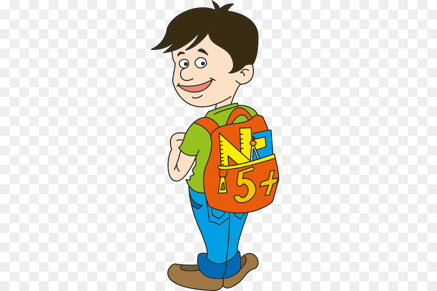 Menino Dos Desenhos Animados，Mochila PNG