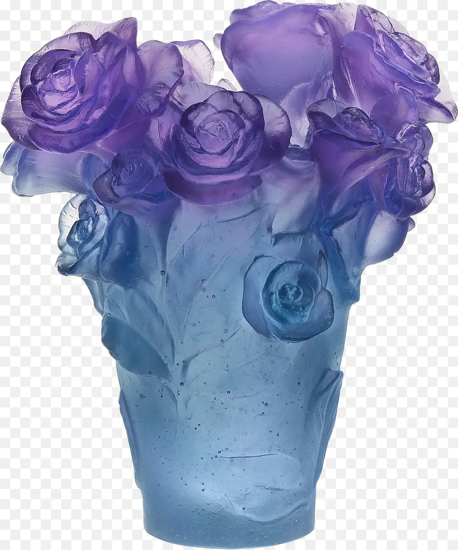 Rosa Azul，Vaso PNG