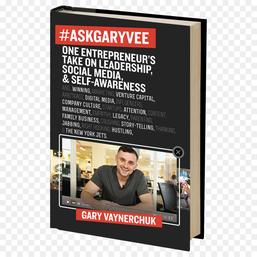 Askgaryvee Um Empresário Tomar A Liderança De Mídia Social E Autoconsciência，Capa Dura PNG