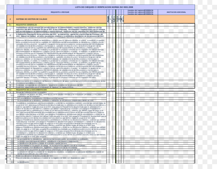 Documento，Iso 90012015 PNG