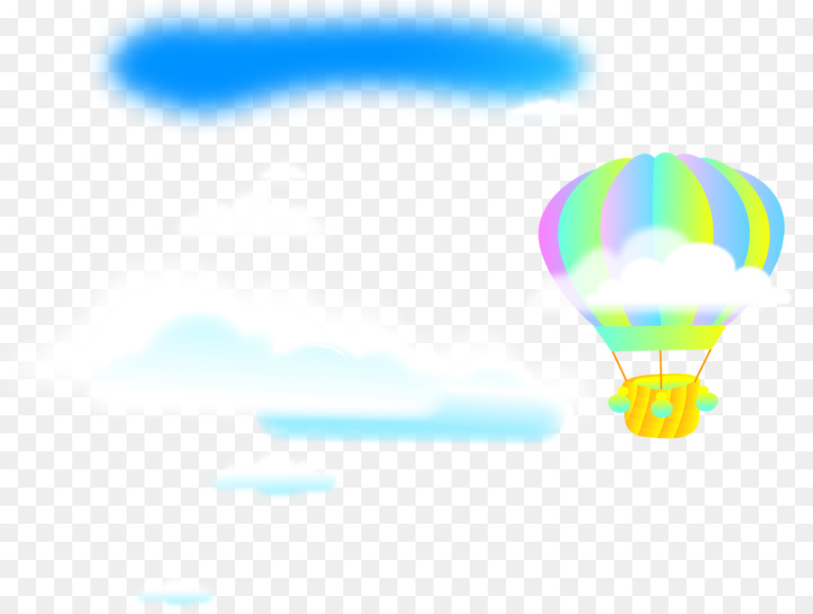 Balão De Ar Quente，Luz PNG