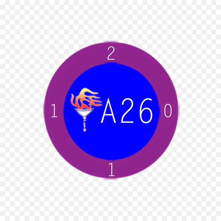 Crachá Com A26，Distintivo PNG