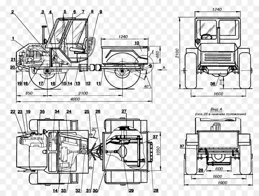 Desenho Técnico，Gaz53 PNG