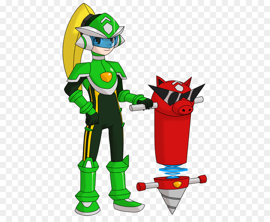 Robô，Verde PNG