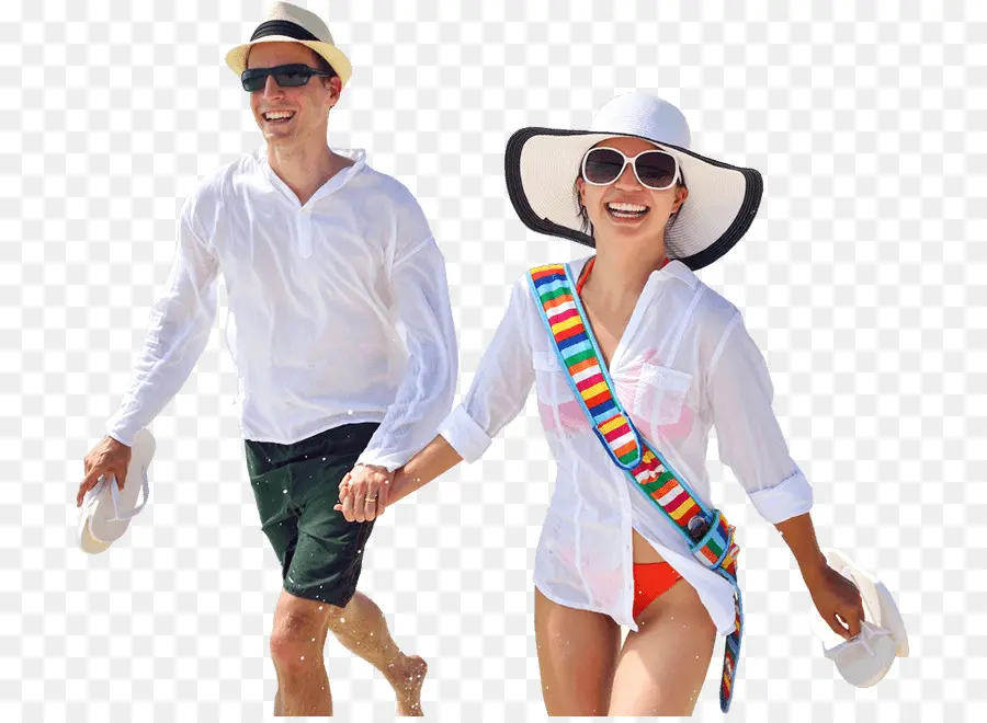 Casal Na Praia，Verão PNG