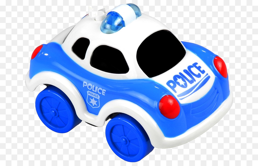 Carro De Polícia De Brinquedo，Azul PNG