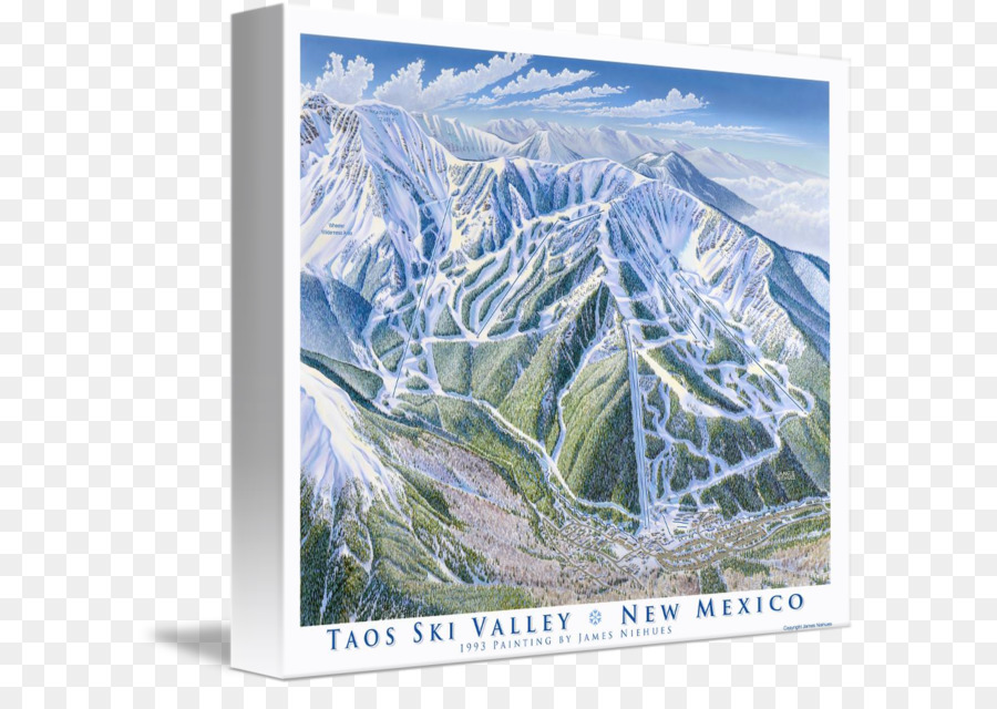 Taos Ski Valley，Mapa Da Trilha PNG