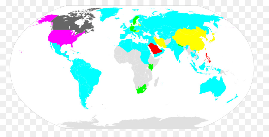 Mapa Mundial，Países PNG