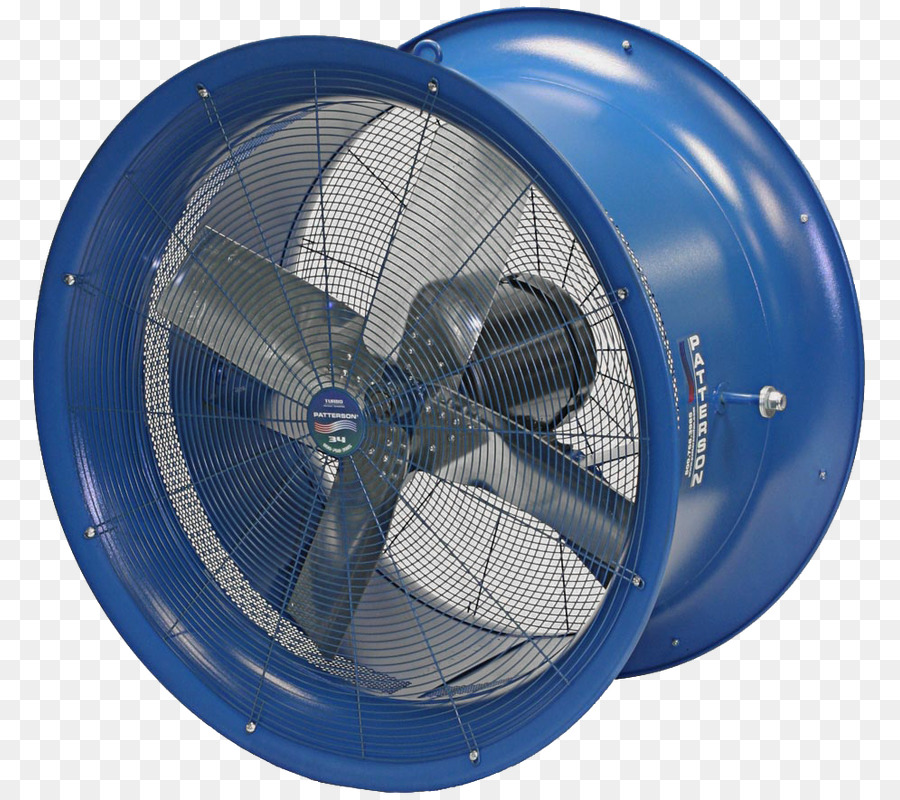 Ventilador Industrial Azul，Resfriamento PNG