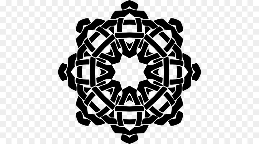 Mandala Negra，Padrão PNG