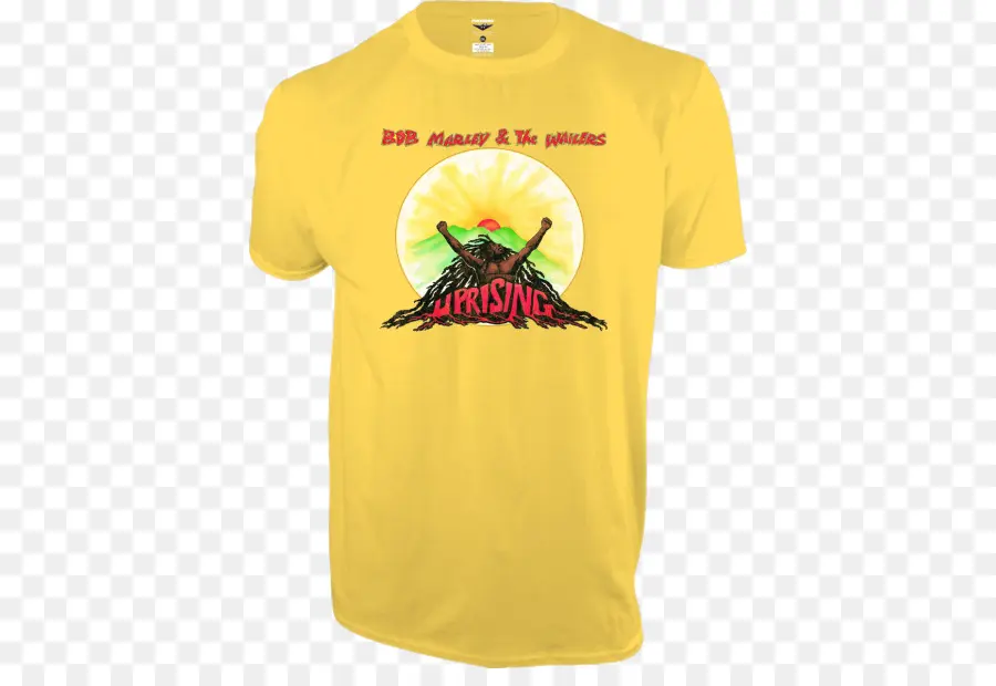 Camiseta Amarela，Bob Marley PNG