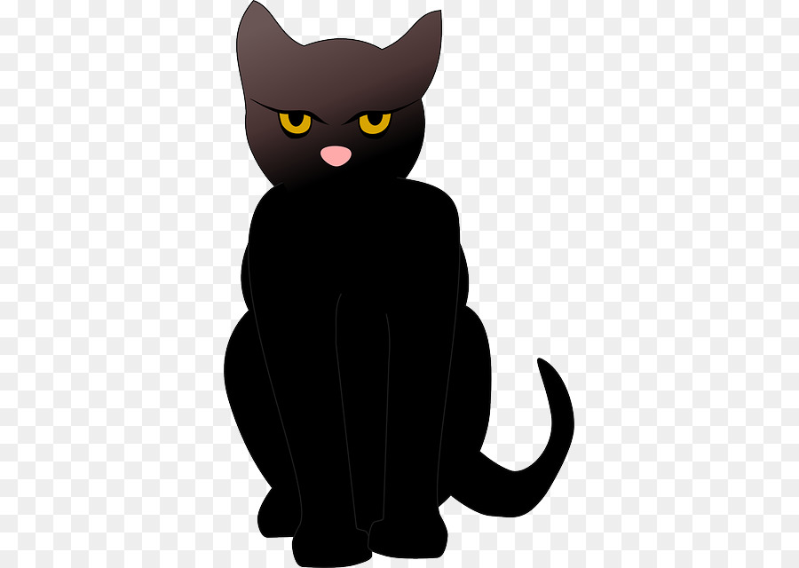 Gato，Preto PNG