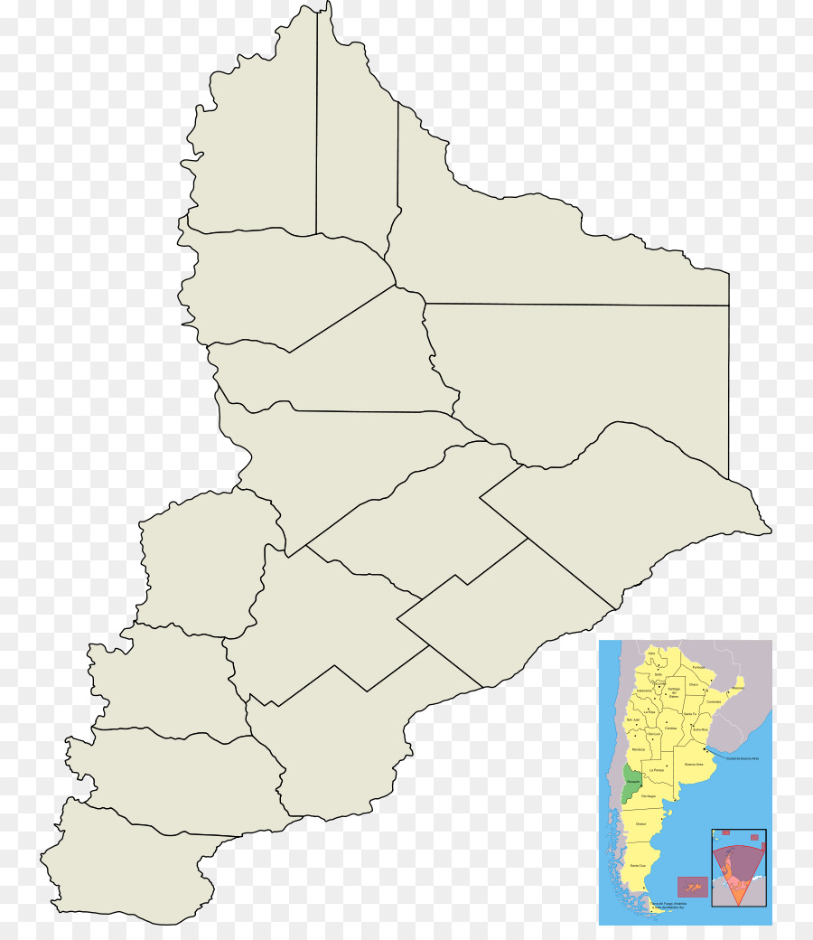 Neuquén，Mapa PNG