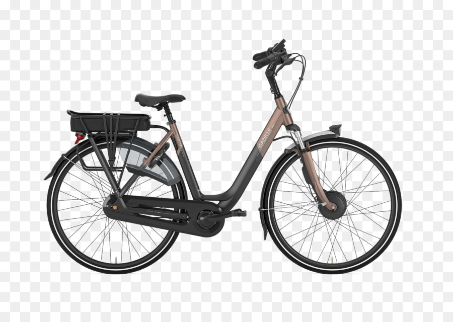 Bicicleta Elétrica，Gazela Laranja C7 2018 PNG