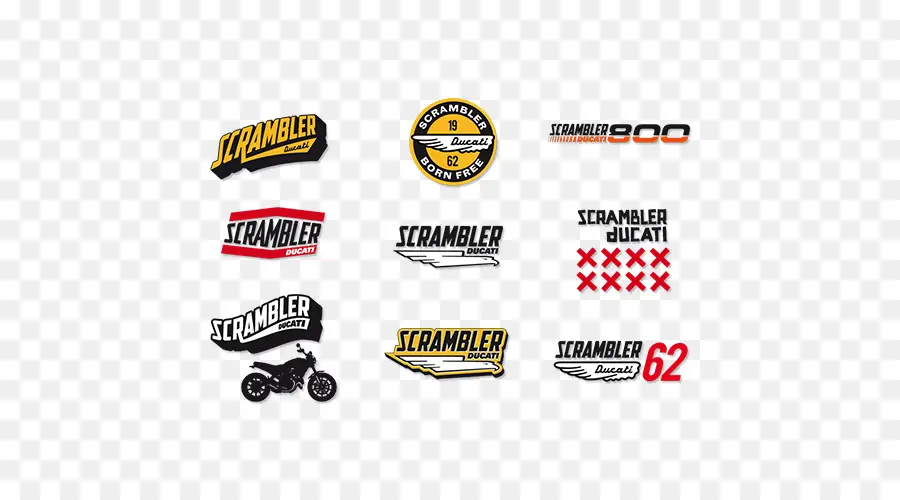 A Ducati Scrambler，Adesivo PNG