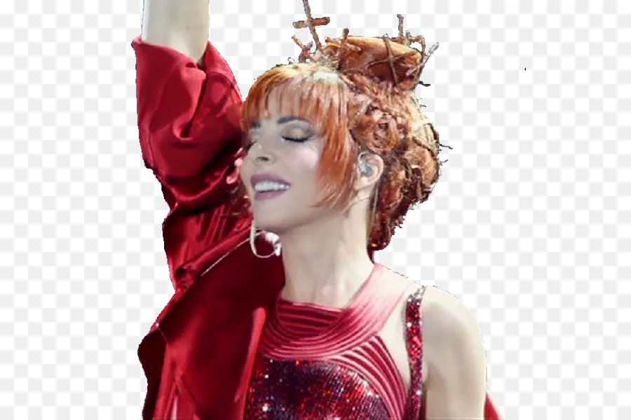 Mulher De Vermelho，Desempenho PNG