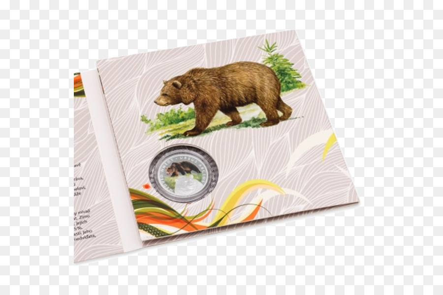 Urso Marrom，Moeda De Prata PNG