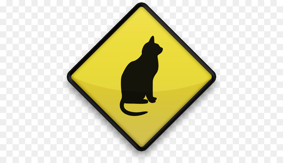 Sinal De Gato，Amarelo PNG