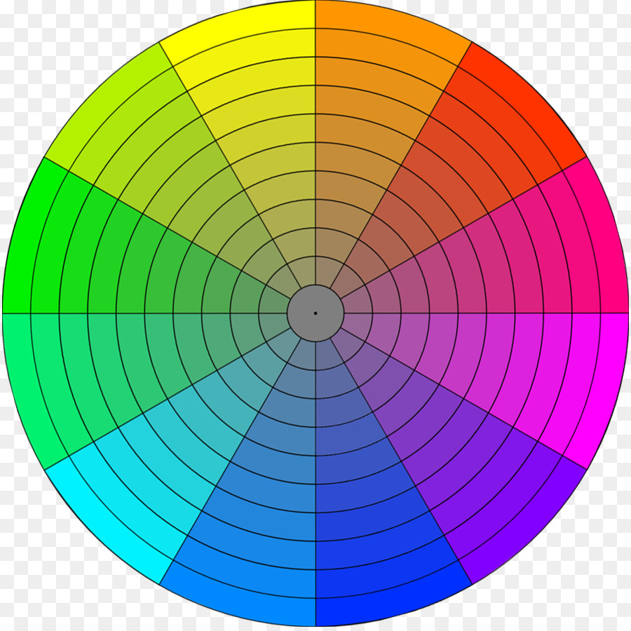 Couleurs Chaudes Et Froides，A Roda De Cores PNG