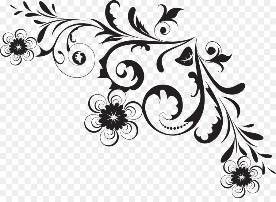 Doodle Floral，Flor PNG