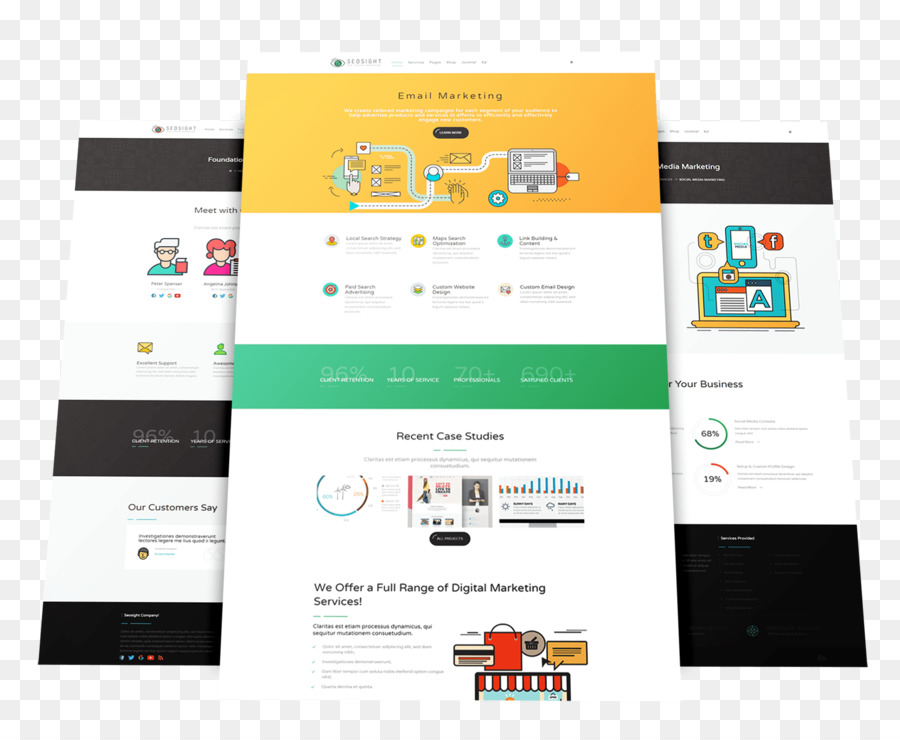 Responsive Web Design，Modelo PNG