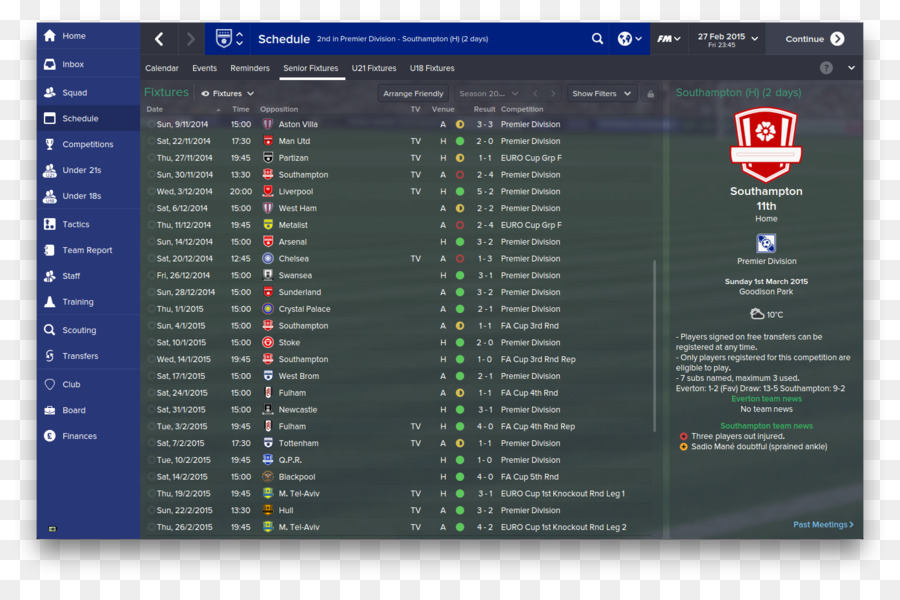 Gibraltar Premier Divisão，Football Manager 2017 PNG