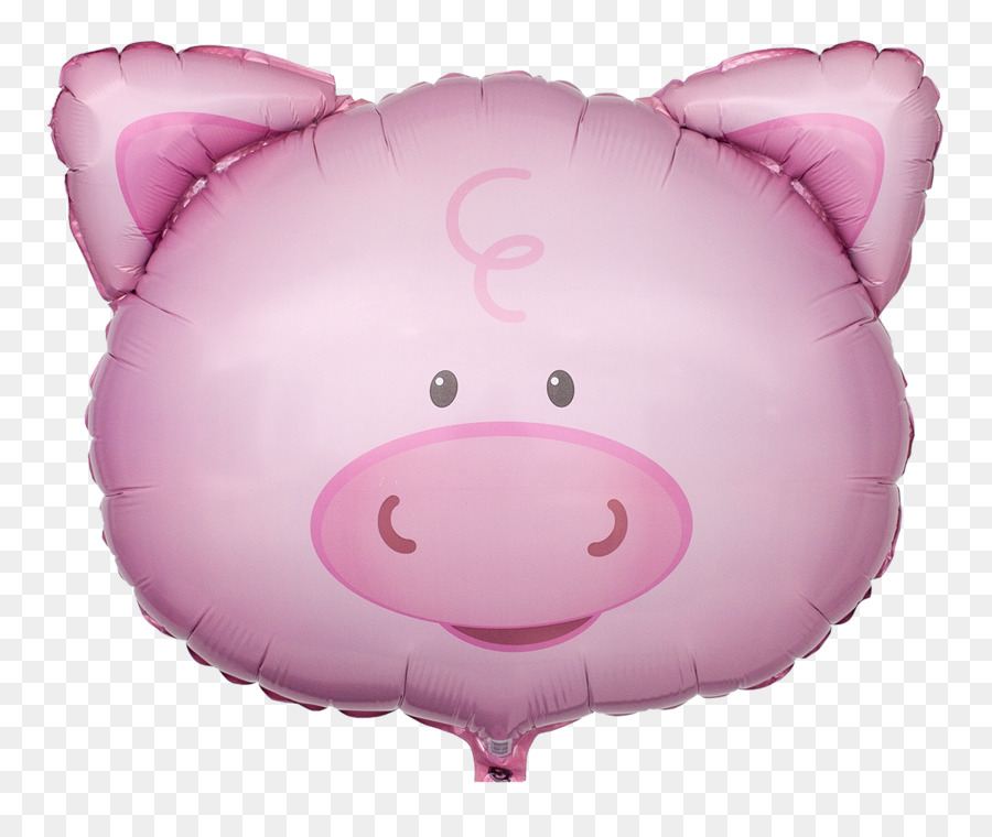 Balão Porco Rosa，Porco PNG