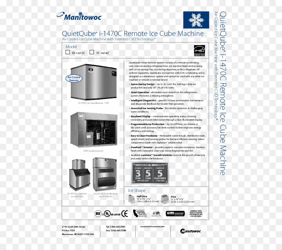 Fabricantes De Gelo，A Manitowoc Empresa PNG