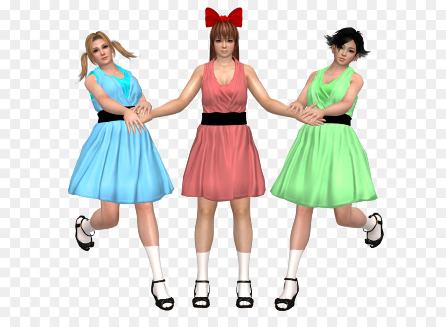 Três Garotas，Vestidos PNG