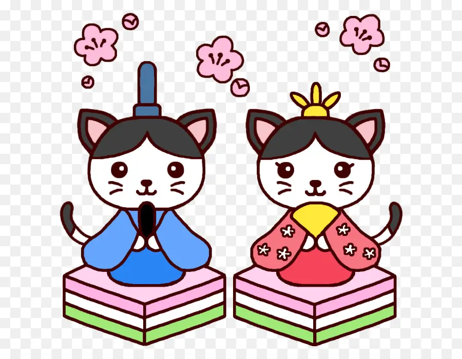 Gatos De Desenho Animado，Bonitinho PNG