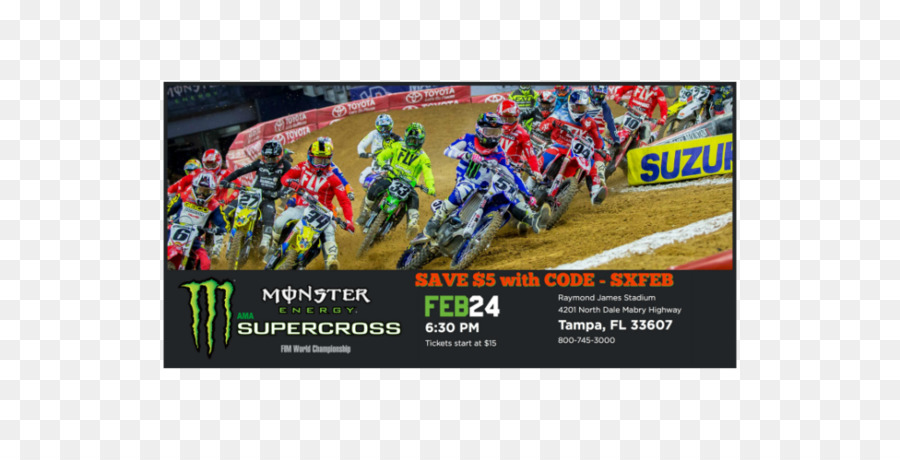 Monster Energy Ama Supercross Um Campeonato Do Mundo，Ama Motocross Championship PNG