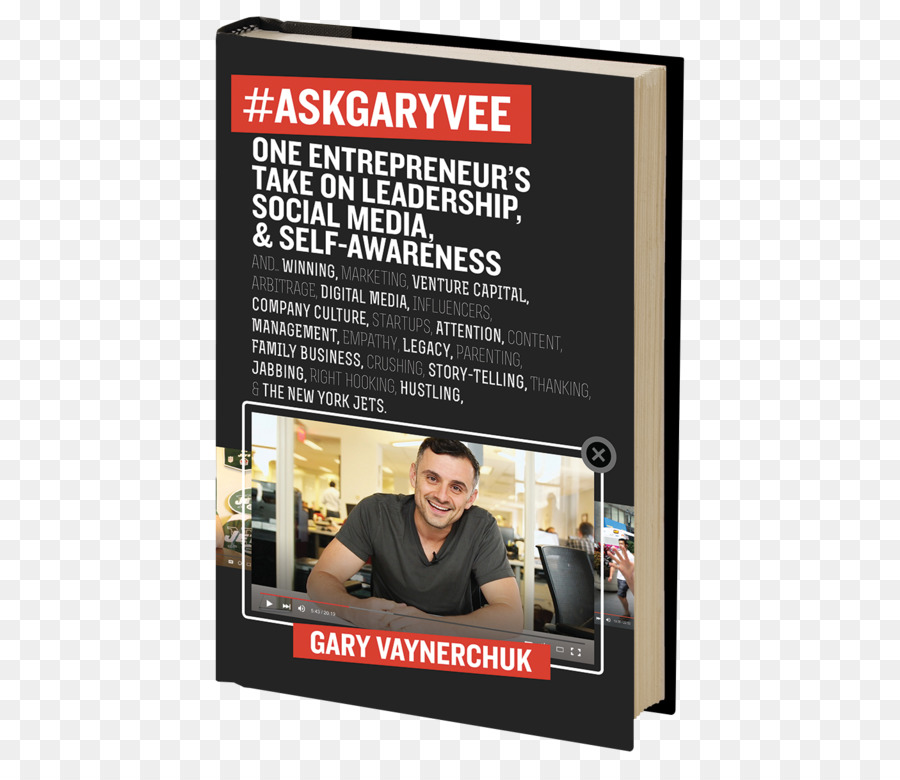 Askgaryvee Um Empresário Tomar A Liderança De Mídia Social E Autoconsciência，Capa Dura PNG