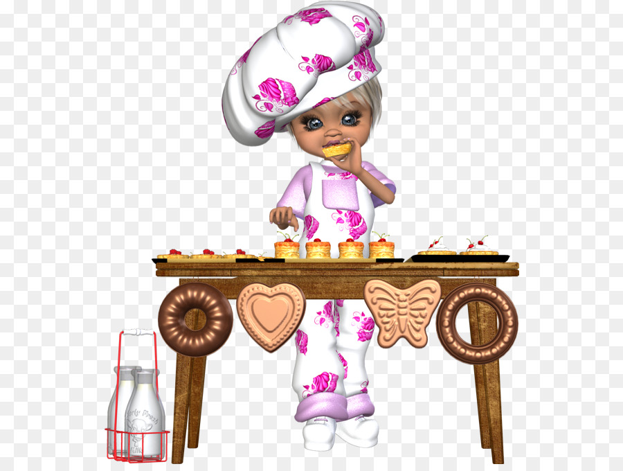 Boneca Chef Fofa，Cozinheiro PNG