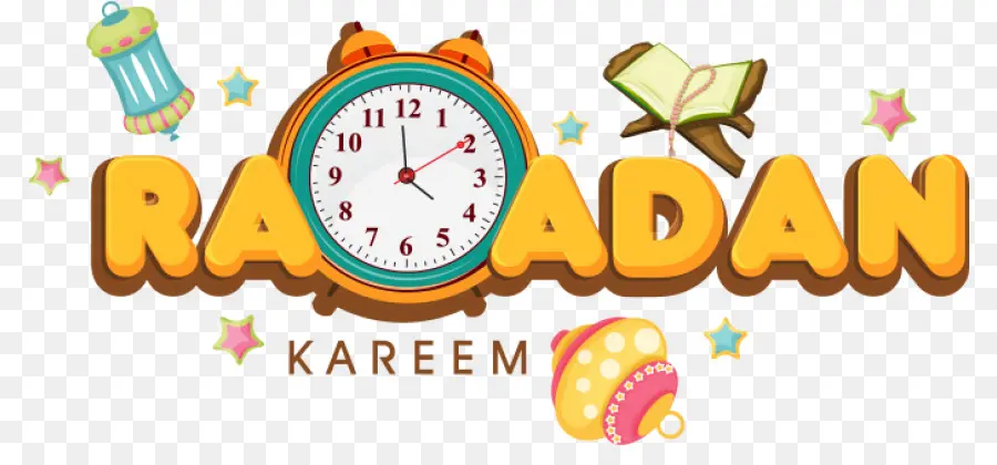 Ramadã Kareem，Relógio PNG