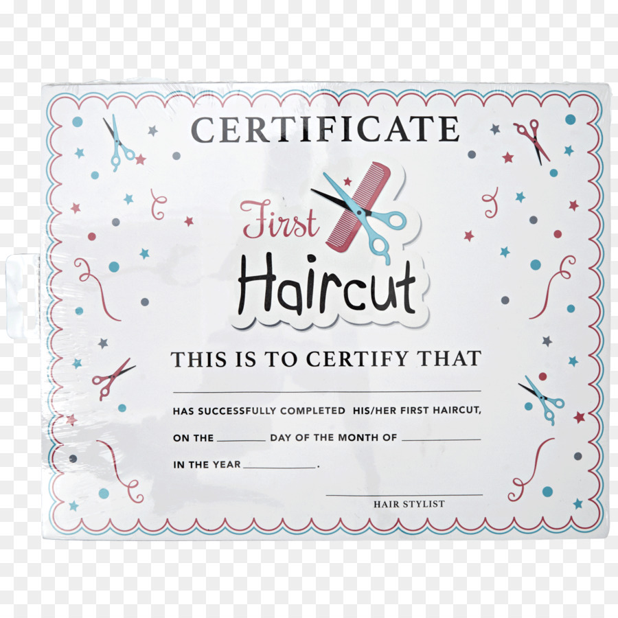 Certificado De Primeiro Corte De Cabelo，Corte De Cabelo PNG