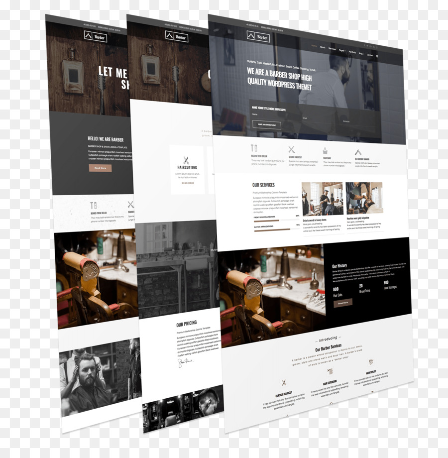 Responsive Web Design，Modelo Web PNG