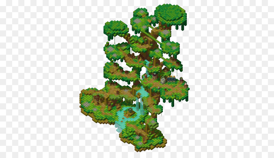 Paisagem Voxel，Voxel PNG